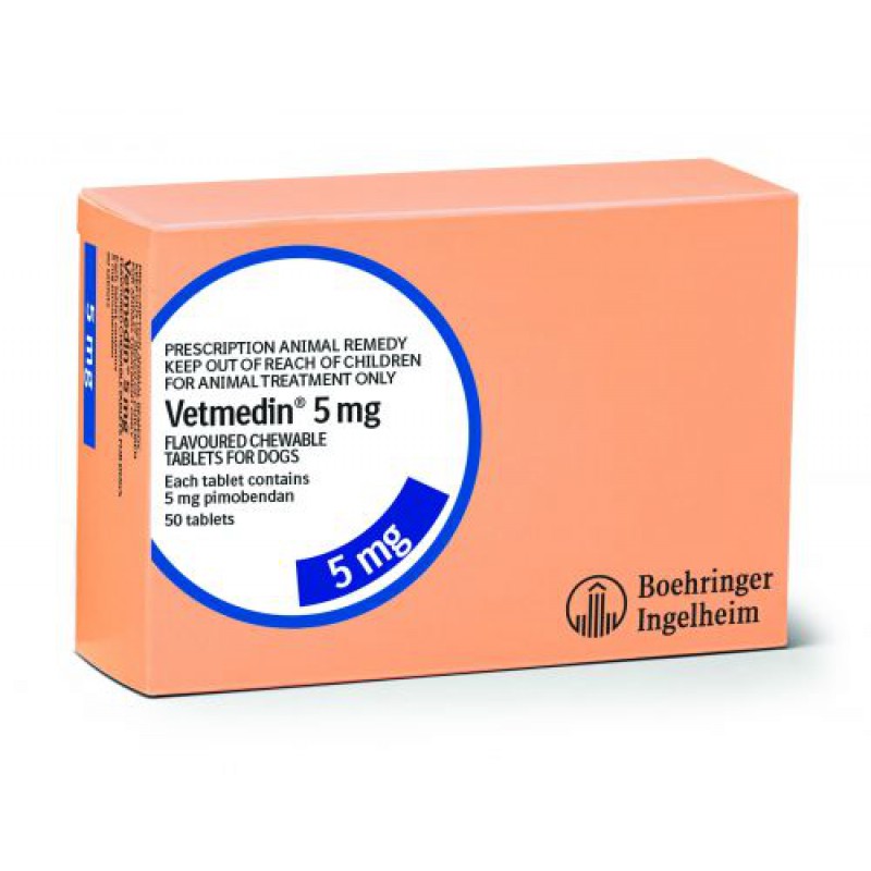 Pimobendan (Vetmedin) 5mg Chewable  (一盒50粒)